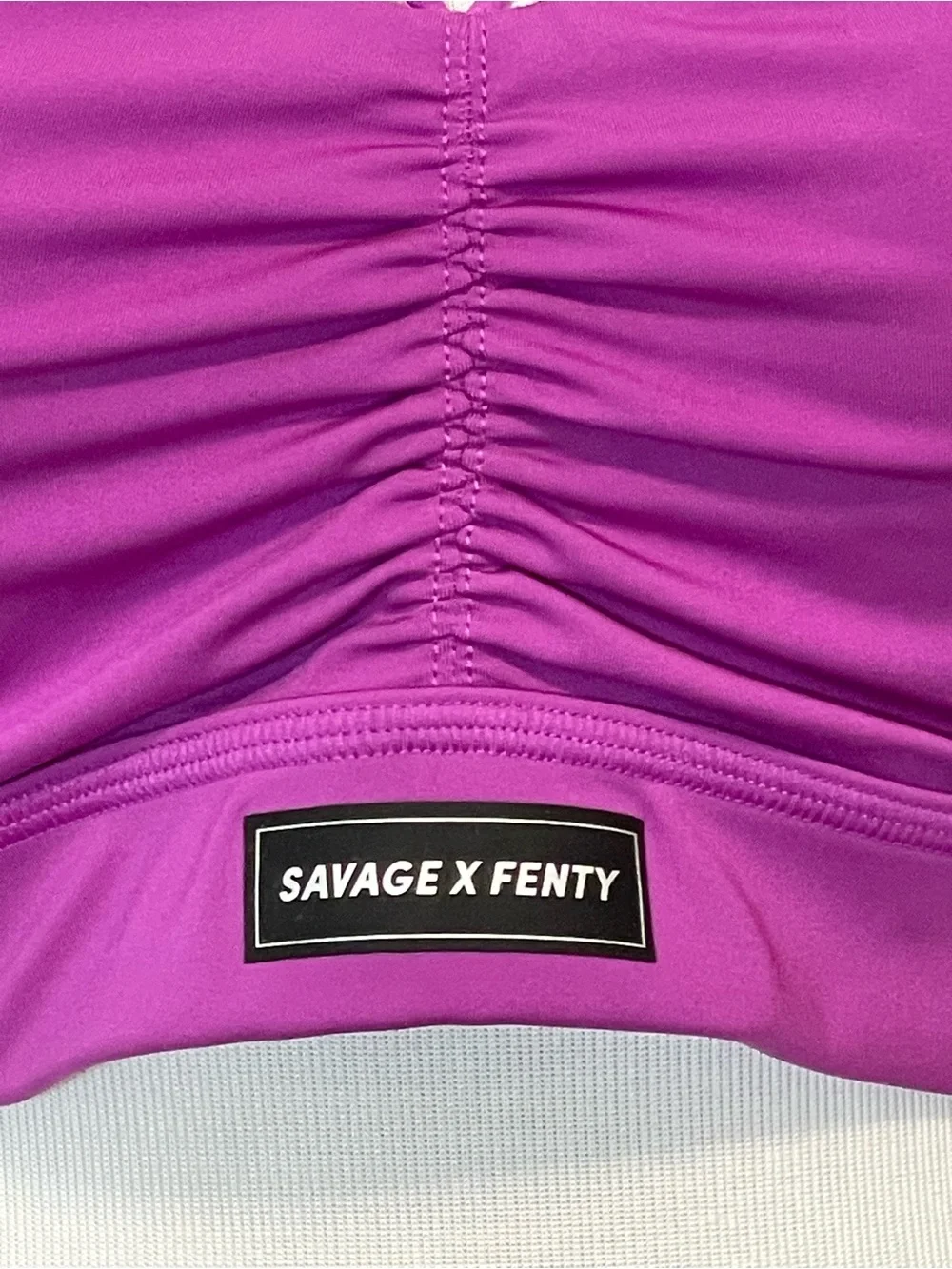 Savage X Fenty Curve Alert Medium-Impact Purple Women’s Sports Bra Size L